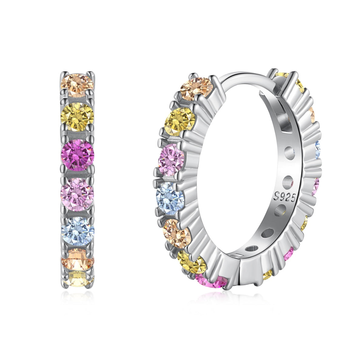 {"Shinejoy Jewelry":"シャインジョイ・ジュエリー","Radiant Colorful Round Cut Earrings":"ラディアント・カラフル・ラウンドカット・イヤリング"}