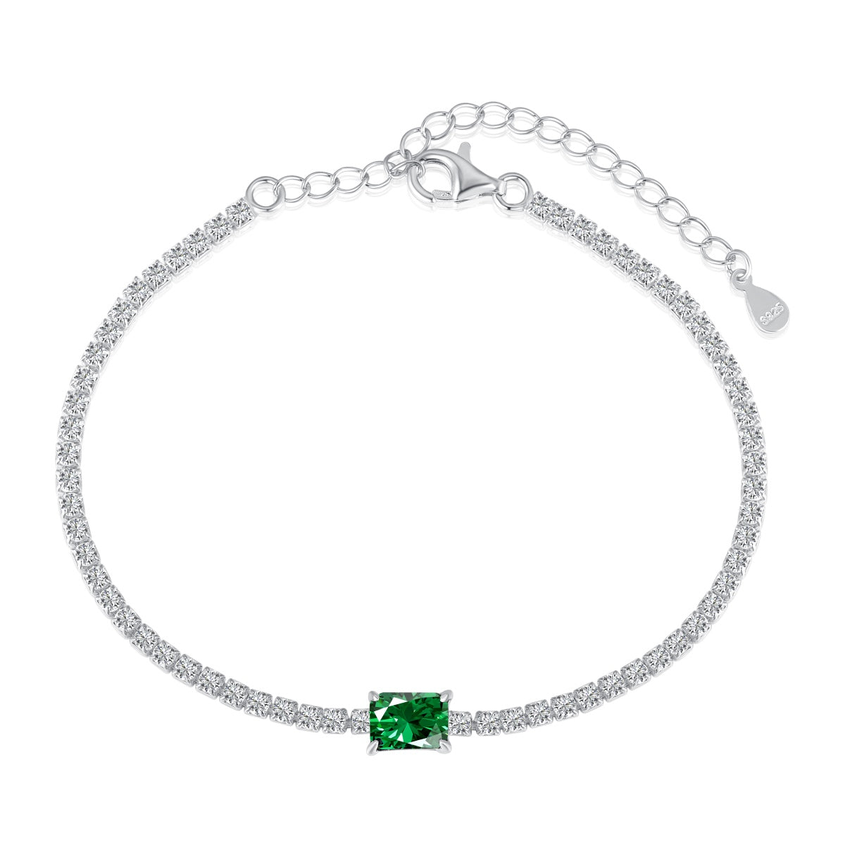 {"Shinejoy Jewelry": "シャインジョイ・ジュエリー", "1.0 Carat Unique Emerald Cut Banquet Bracelet": "1.0カラット ユニークエメラルドカット バンケットブレスレット"}