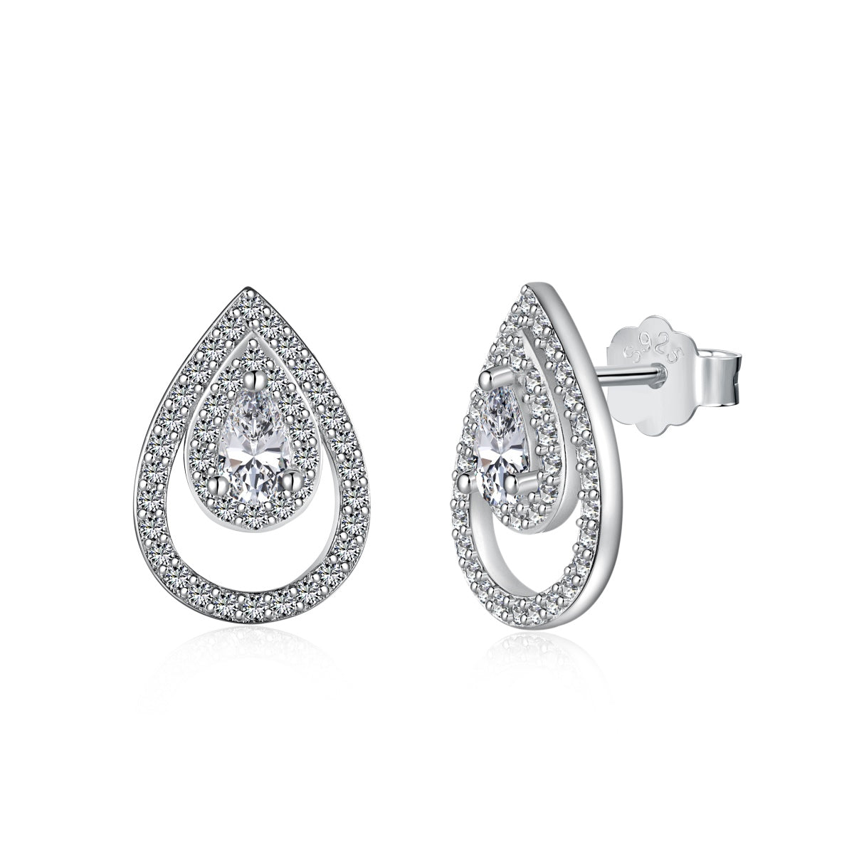 {"Shinejoy Jewelry": "シャインジョイ・ジュエリー", "Sparkling Delicate Water Drop Shape Daily Earrings": "きらめく繊細な雫型デイリーピアス"}