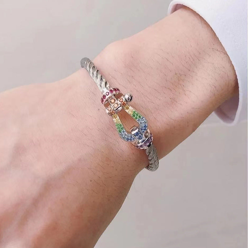 {
"⭐Shinejoy": "【⭐Shinejoy】フォース ラージ ホースシュー カラードダイヤモンド ブレスレット ローズゴールド"
}