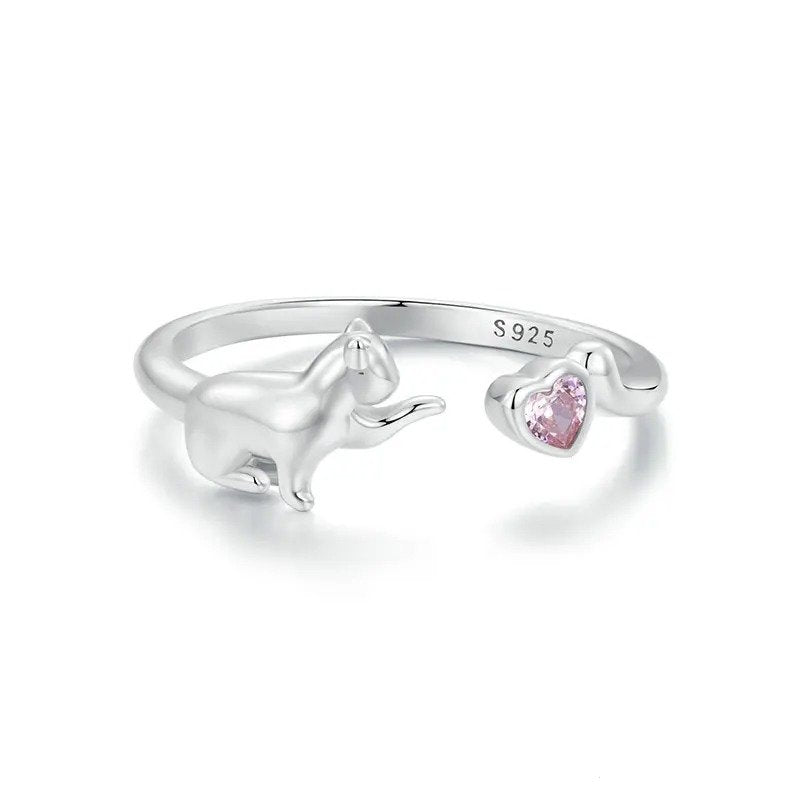 Wunderschöner Statement-Ring mit Tiermotiv, offen
