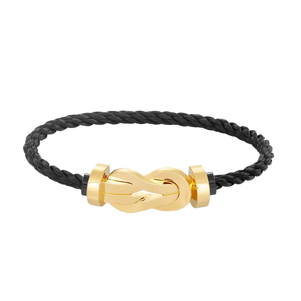 [⭐Shinejoy]CHANCE LARGE 8 FIGURE BUCKLE NO DIAMOND BRACELET GOLD