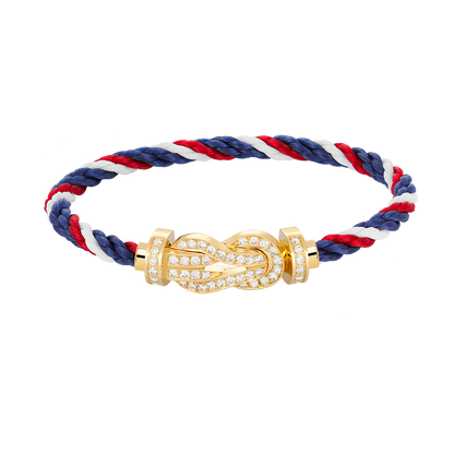 [⭐Shinejoy]CHANCE LARGE 8 FIGURE BUCKLE FULLDIAMOND BRACELET GOLD