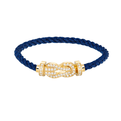 [⭐Shinejoy]CHANCE LARGE 8 FIGURE BUCKLE FULLDIAMOND BRACELET GOLD