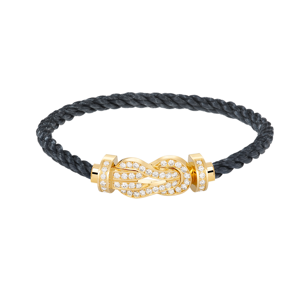 [⭐Shinejoy]CHANCE LARGE 8 FIGURE BUCKLE FULLDIAMOND BRACELET GOLD