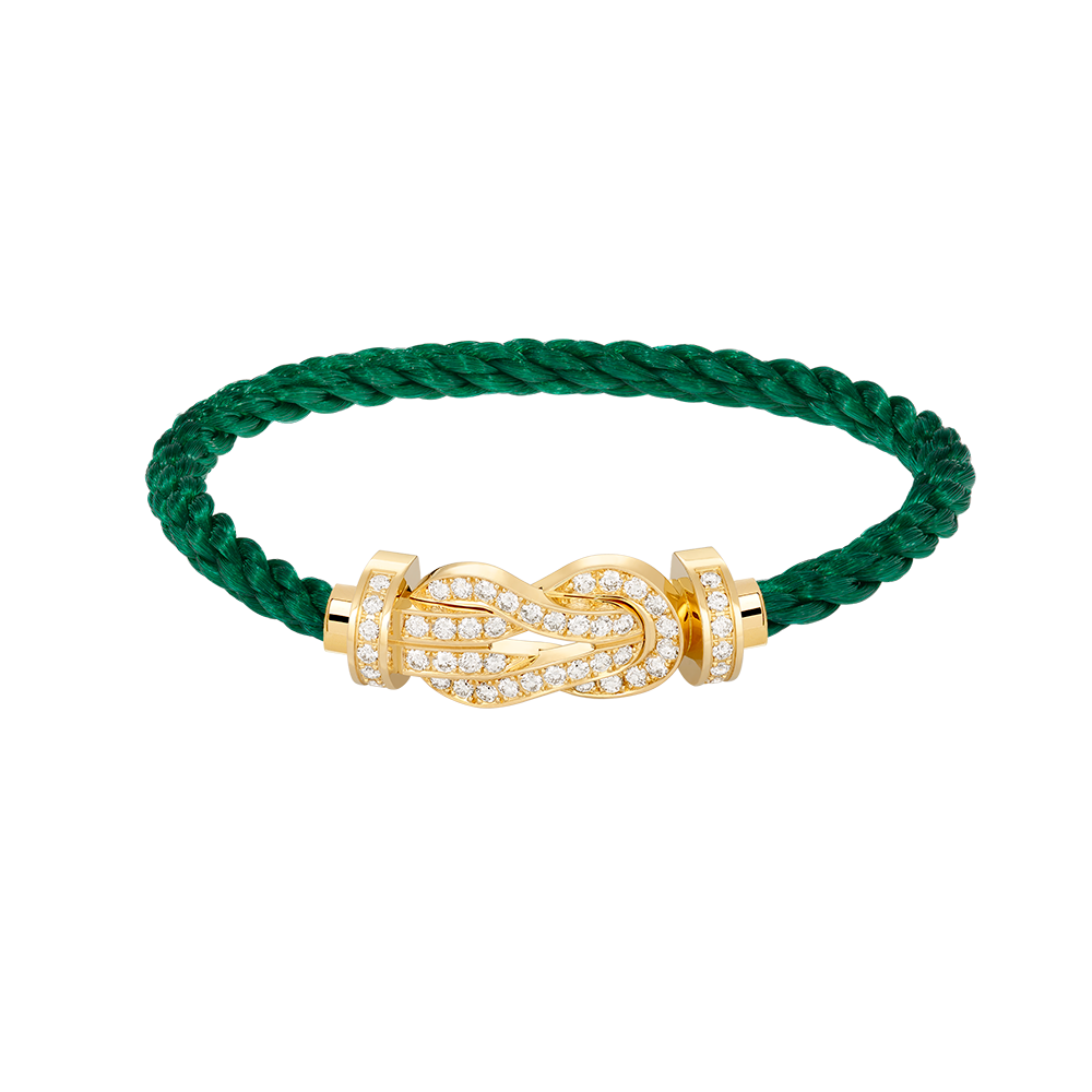[⭐Shinejoy]CHANCE LARGE 8 FIGURE BUCKLE FULLDIAMOND BRACELET GOLD
