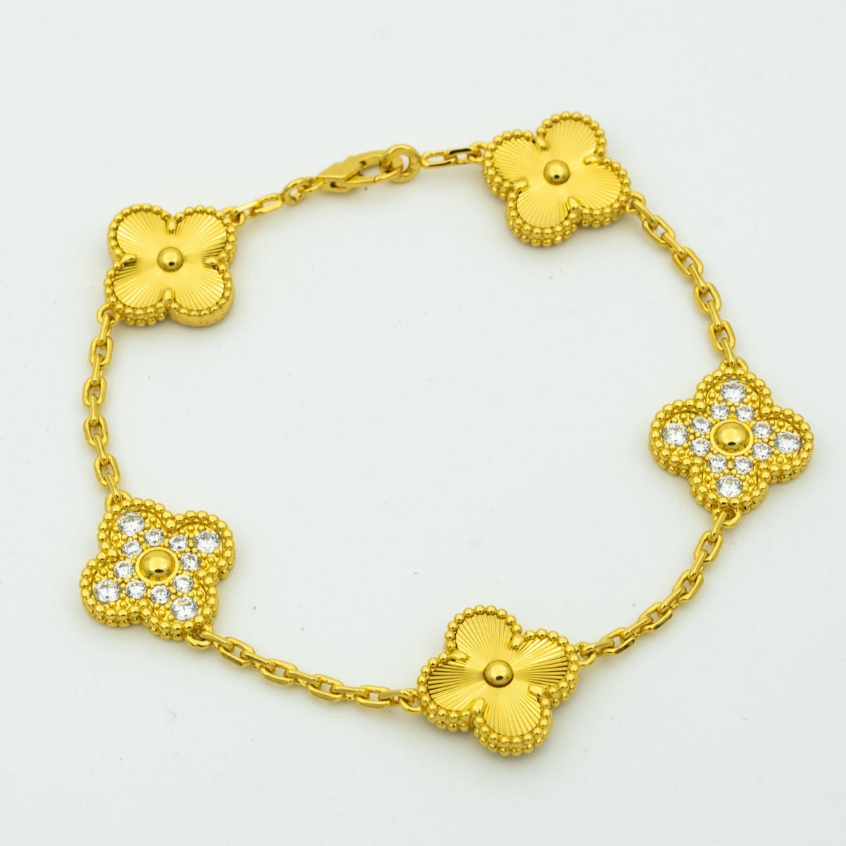 [⭐Shinejoy] CLOVER 5 MOTIF LASER BRACELET COLLECTION