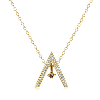 {
  "Shinejoy Jewelry": "シャインジョイ・ジュエリー",
  "Sparkling \"A\" Shape Necklace": "きらめく「A」モチーフネックレス"
}