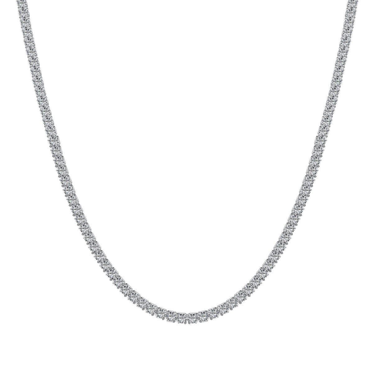 {
  "Shinejoy Jewelry": "シャインジョイ・ジュエリー",
  "Delicate Round Shape Tennis Necklace": "繊細なラウンドシェイプのテニスネックレス"
}