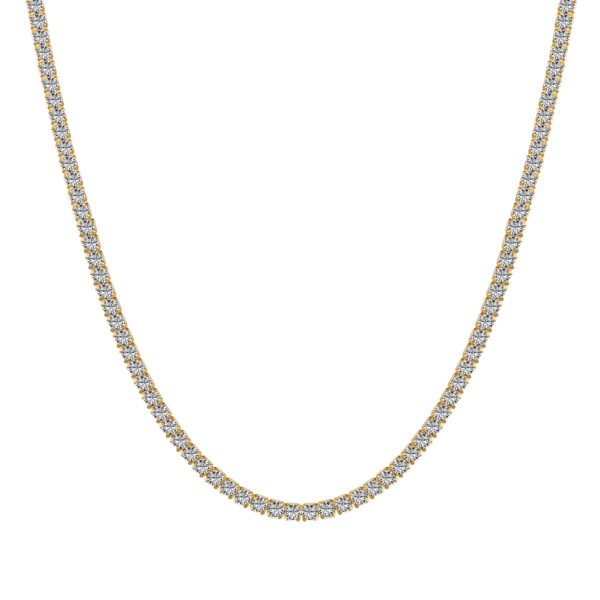 {
  "Shinejoy Jewelry": "シャインジョイ・ジュエリー",
  "Delicate Round Shape Tennis Necklace": "繊細なラウンドシェイプのテニスネックレス"
}