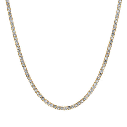 {
  "Shinejoy Jewelry": "シャインジョイ・ジュエリー",
  "Delicate Round Shape Tennis Necklace": "繊細なラウンドシェイプのテニスネックレス"
}