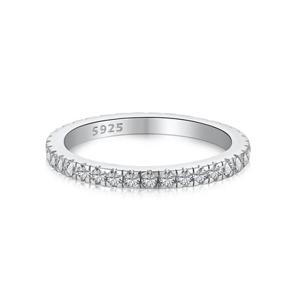 [Shinejoy Jewelry] Zarter, funkelnder Ring im Rundschliff für den Alltag