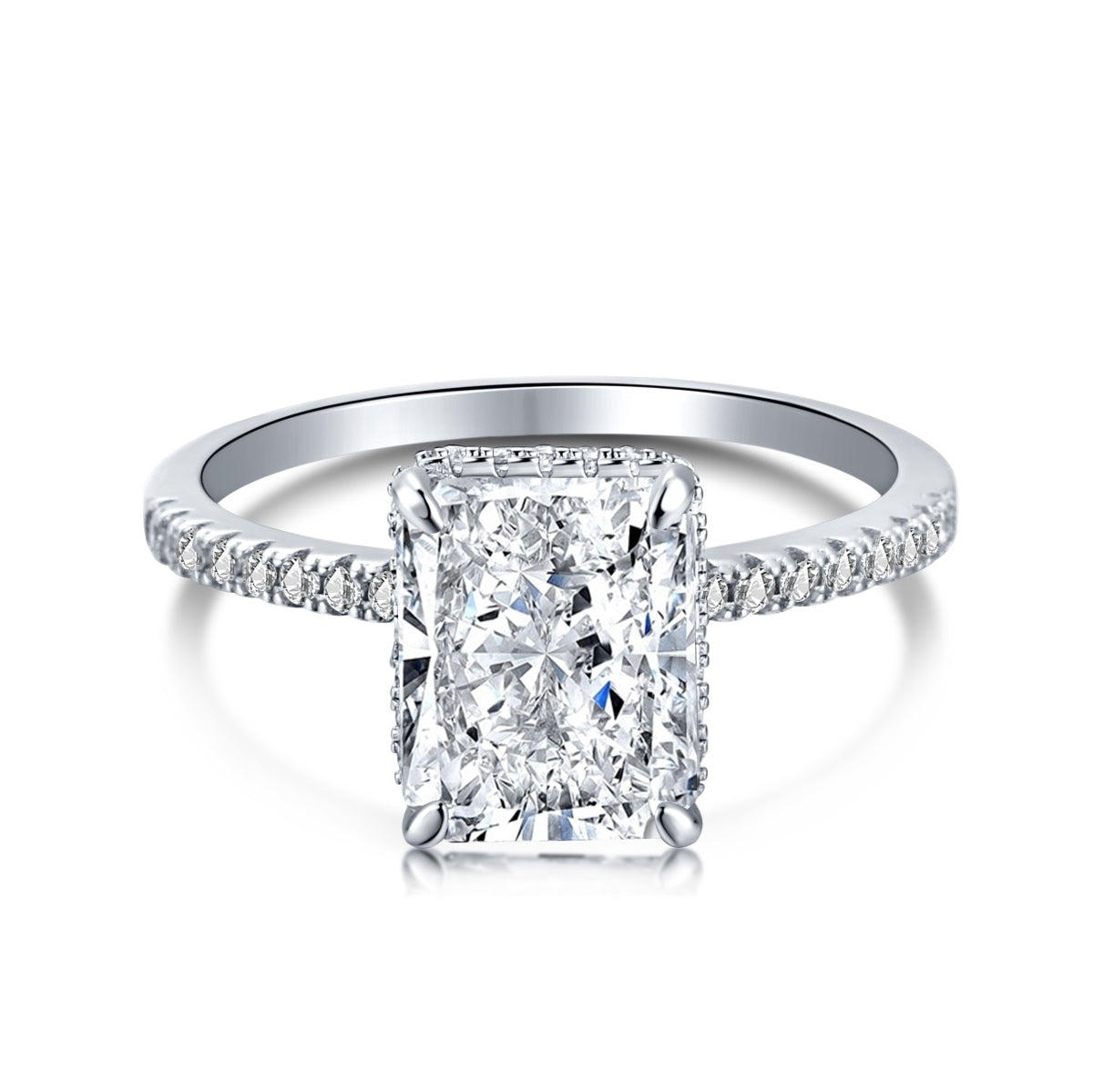 [Shinejoy Jewelry] 4.0カラット ラグジュアリー婚約指輪