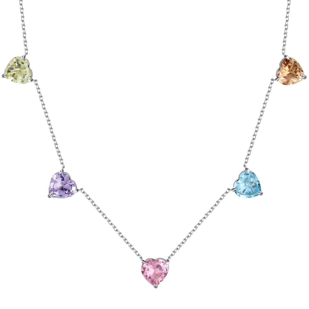 {
  "Shinejoy Jewelry": "Shinejoy Jewelry",
  "Sparkling Colorful Heart Cut Necklace": "輝くカラフルハートカットネックレス"
}