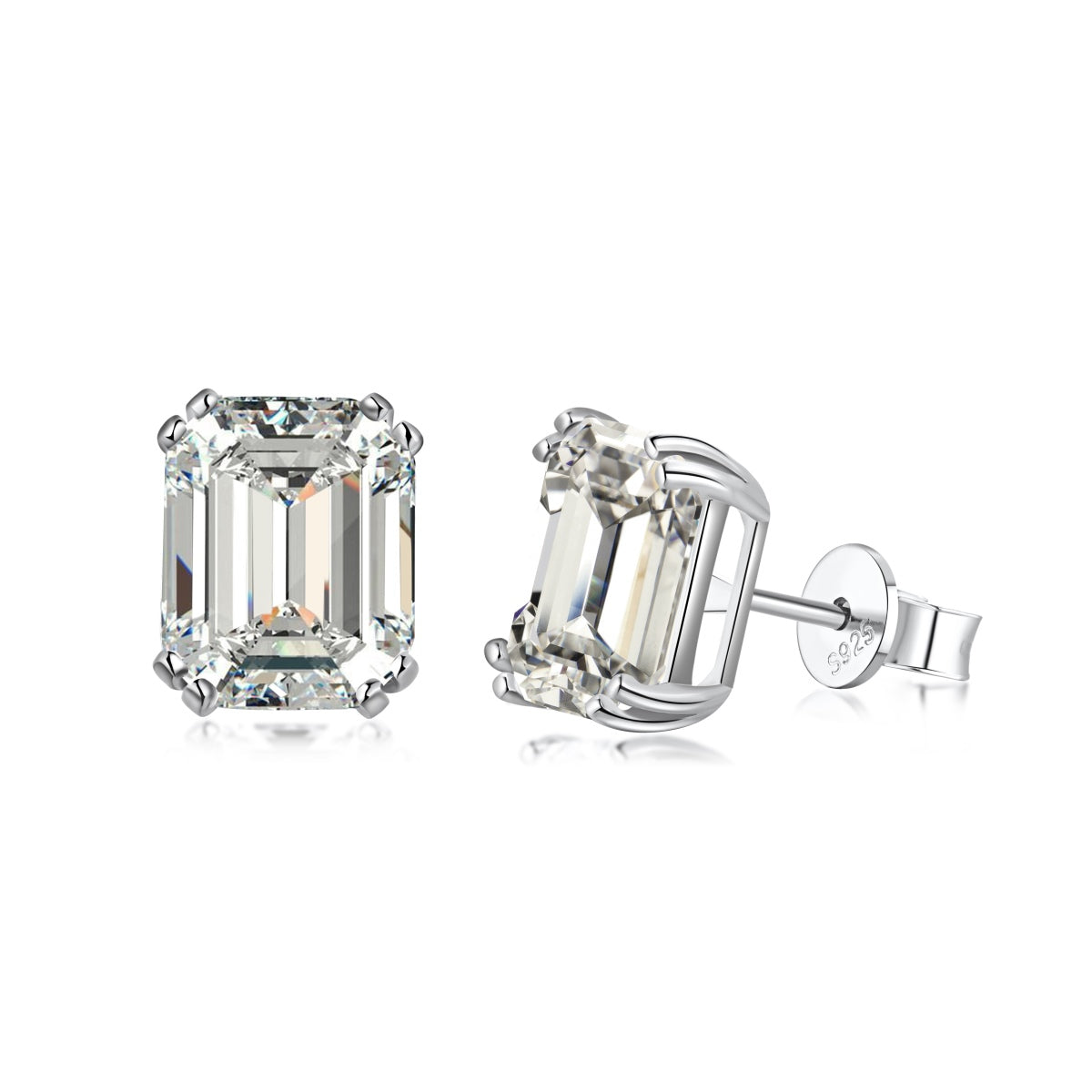 [Shinejoy Jewelry]Blendende quadratische Ohrringe
