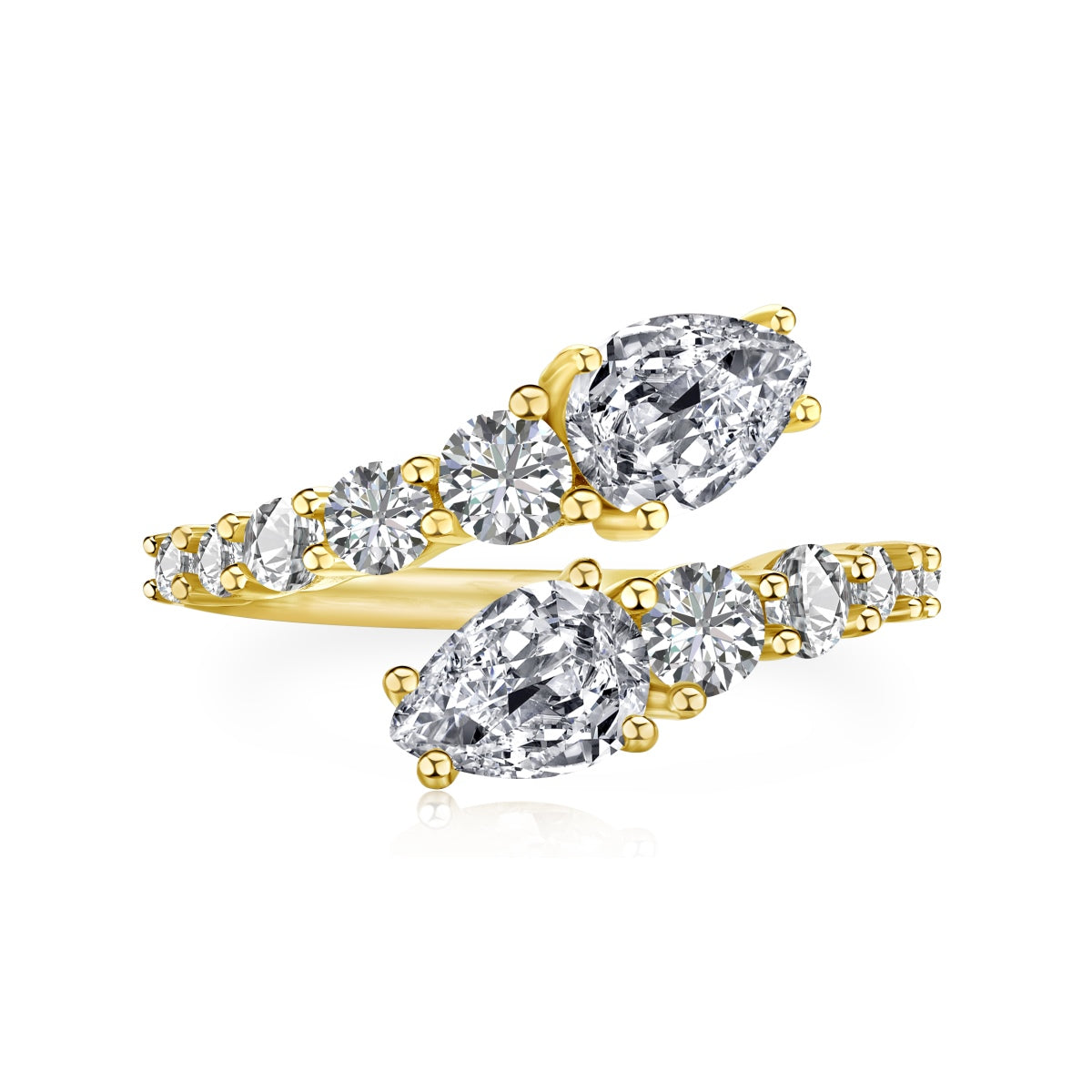 [Shinejoy Jewelry] Filigraner, lebhafter Schlangenring für den Alltag