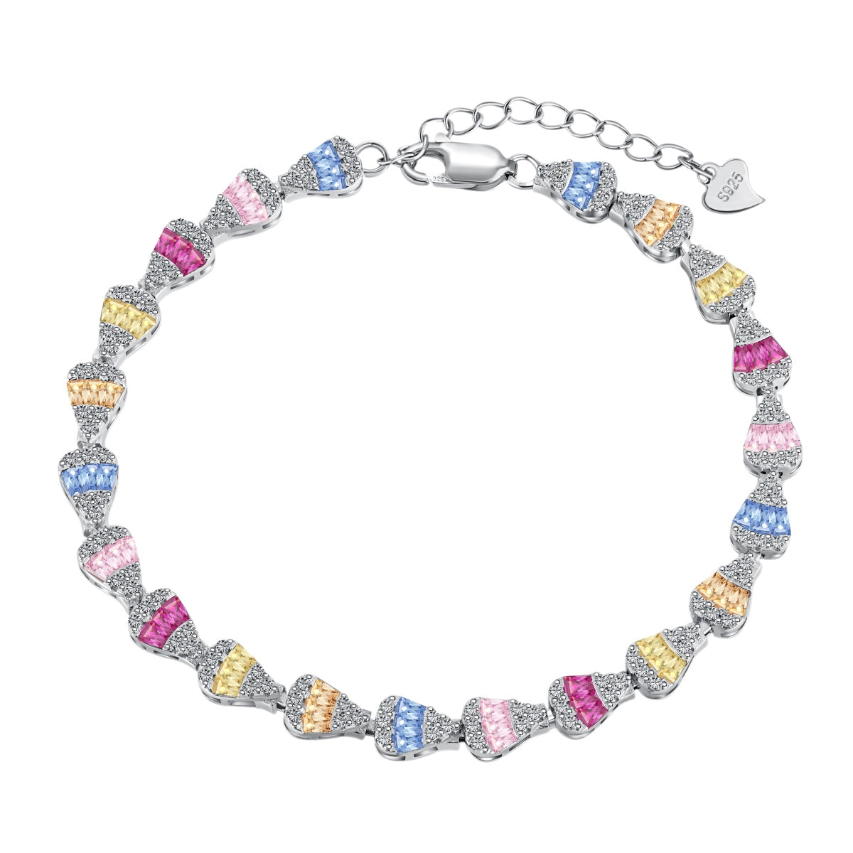 [Shinejoy Jewelry] Strahlendes Armband in Wassertropfenform für den Alltag