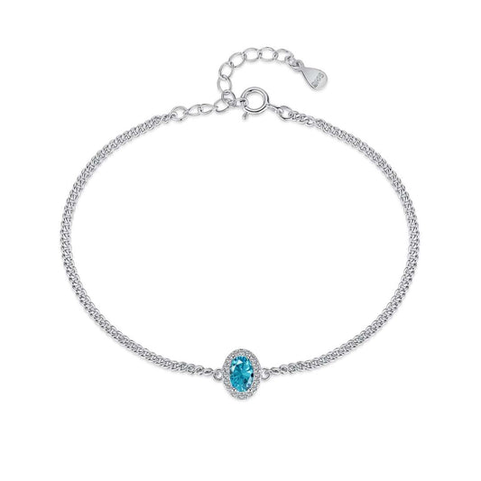 [Shinejoy Jewelry] エレガントなオーバル型ブレスレット