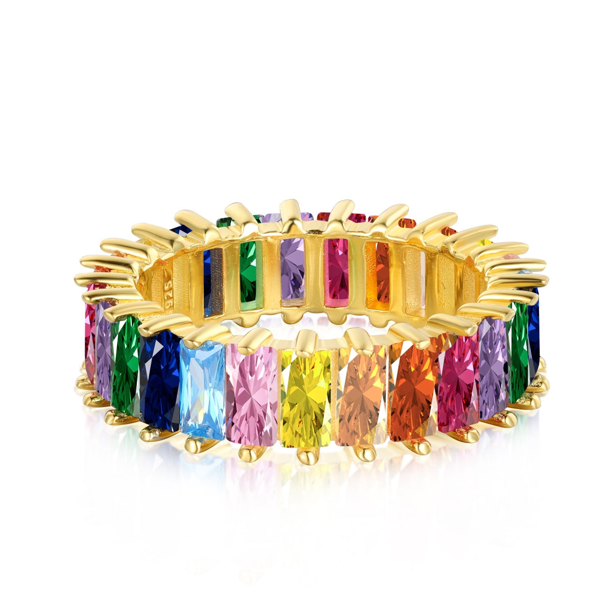 [Shinejoy Jewelry] ユニークで鮮やかなラディアントカットリング