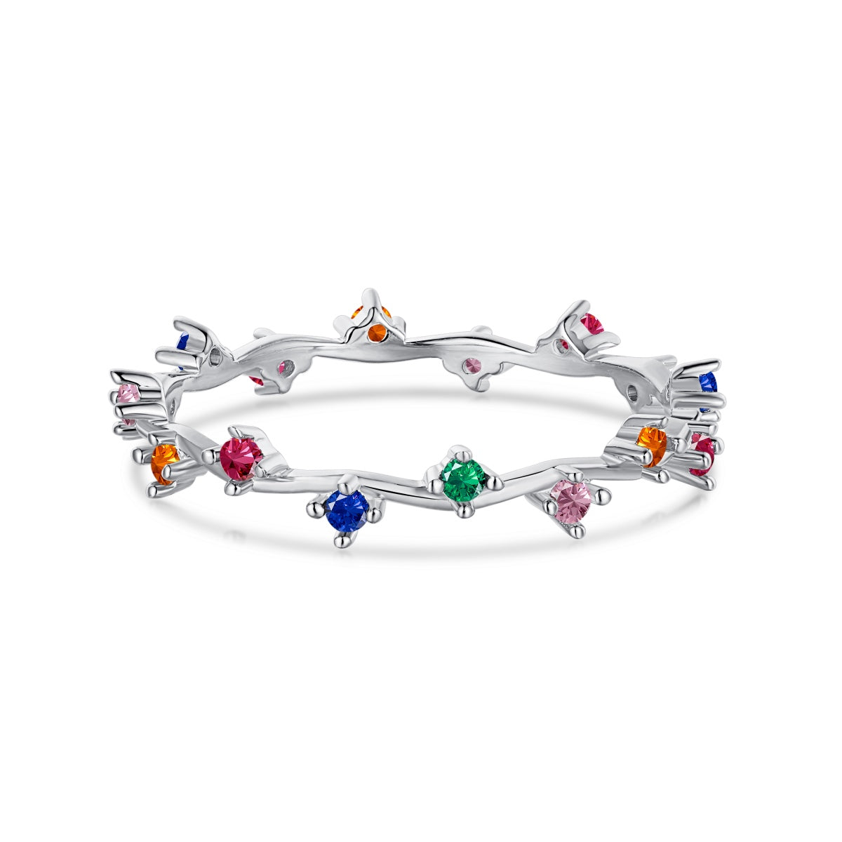 {
  "Shinejoy Jewelry": "シャインジョイ・ジュエリー",
  "Radiant Colorful Round Cut Daily Ring": "ラディアント・カラフル・ラウンドカット・デイリーリング"
}