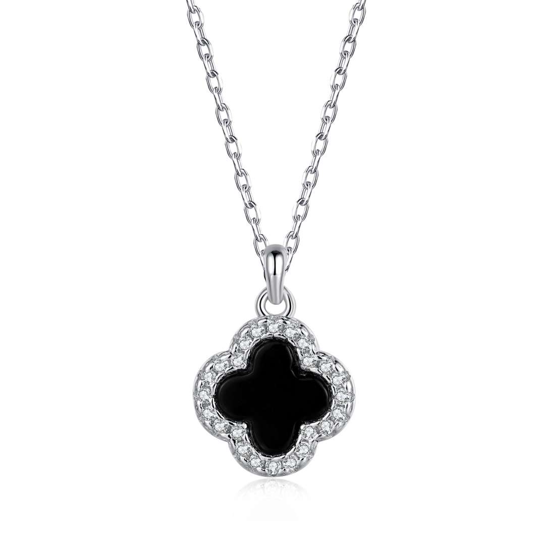 [Shinejoy Jewelry]華奢なフラワーモチーフネックレス