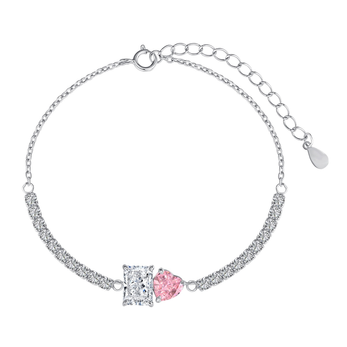 [Shinejoy Jewelry] 輝くユニークなマルチシェイプ・ラバーブレスレット