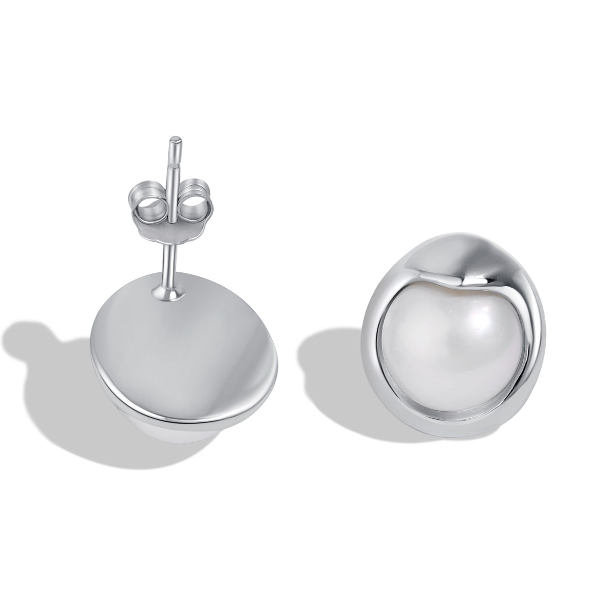 {"[Shinejoy Jewelry]Dainty Bread Pearl Earrings"}