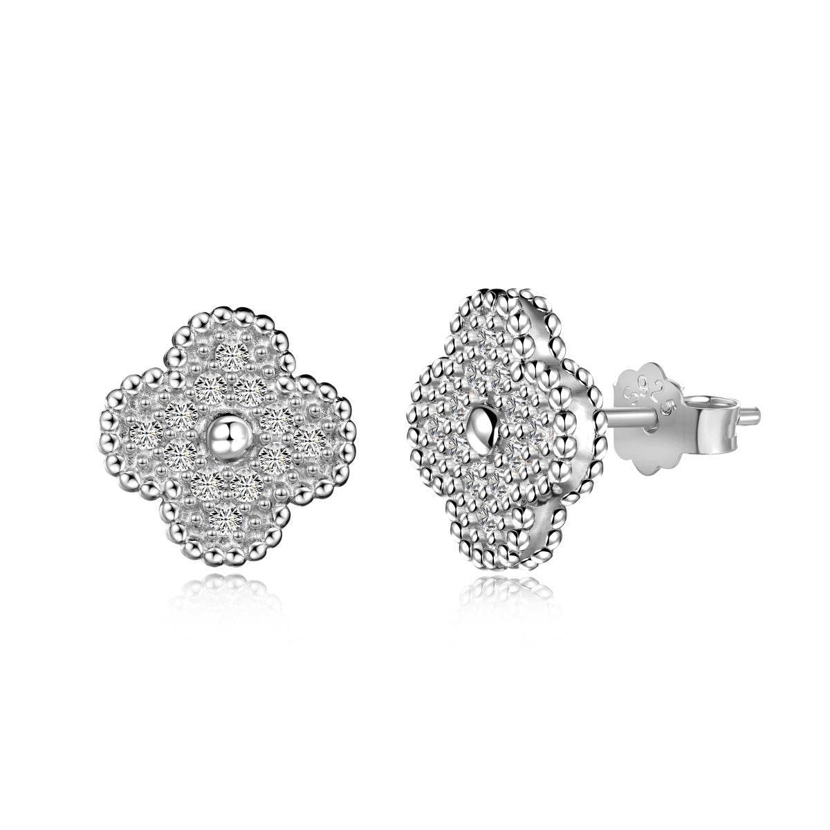 {"[Shinejoy Jewelry]Four Leaf Clover Fashion Earrings": "[シャインジョイ・ジュエリー] 四つ葉のクローバー ファッションピアス"}