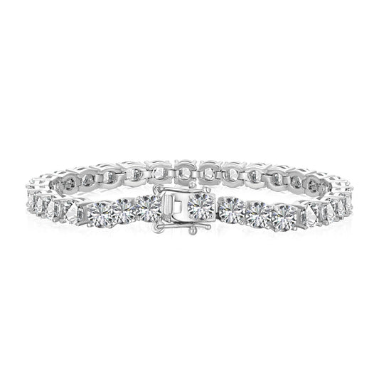 [Shinejoy Jewelry] 華やかな輝き ラウンドカット ウェディングブレスレット