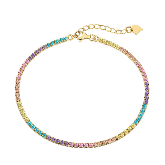 {"[Shinejoy Jewelry]Dazzling Colorful Round Cut Daily Bracelet": "【Shinejoy Jewelry】煌めくカラフル・ラウンドカット・デイリーブレスレット"}
