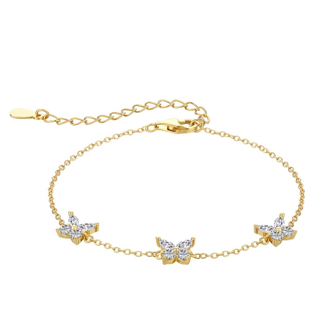 [Shinejoy Jewelry] ラディアント・バタフライ・ネックレス