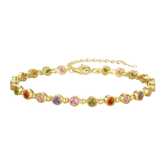 {
  "Shinejoy Jewelry": "シャインジョイ・ジュエリー",
  "Sparkling Exquisite Round Cut Party Bracelet": "輝く極上のラウンドカット・パーティーブレスレット"
}
