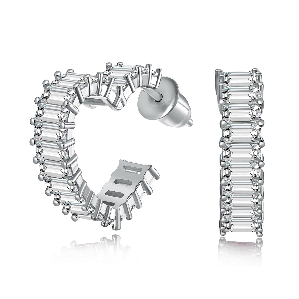 [Shinejoy Jewelry]Ohrringe mit strahlendem Herz-Ausschnitt
