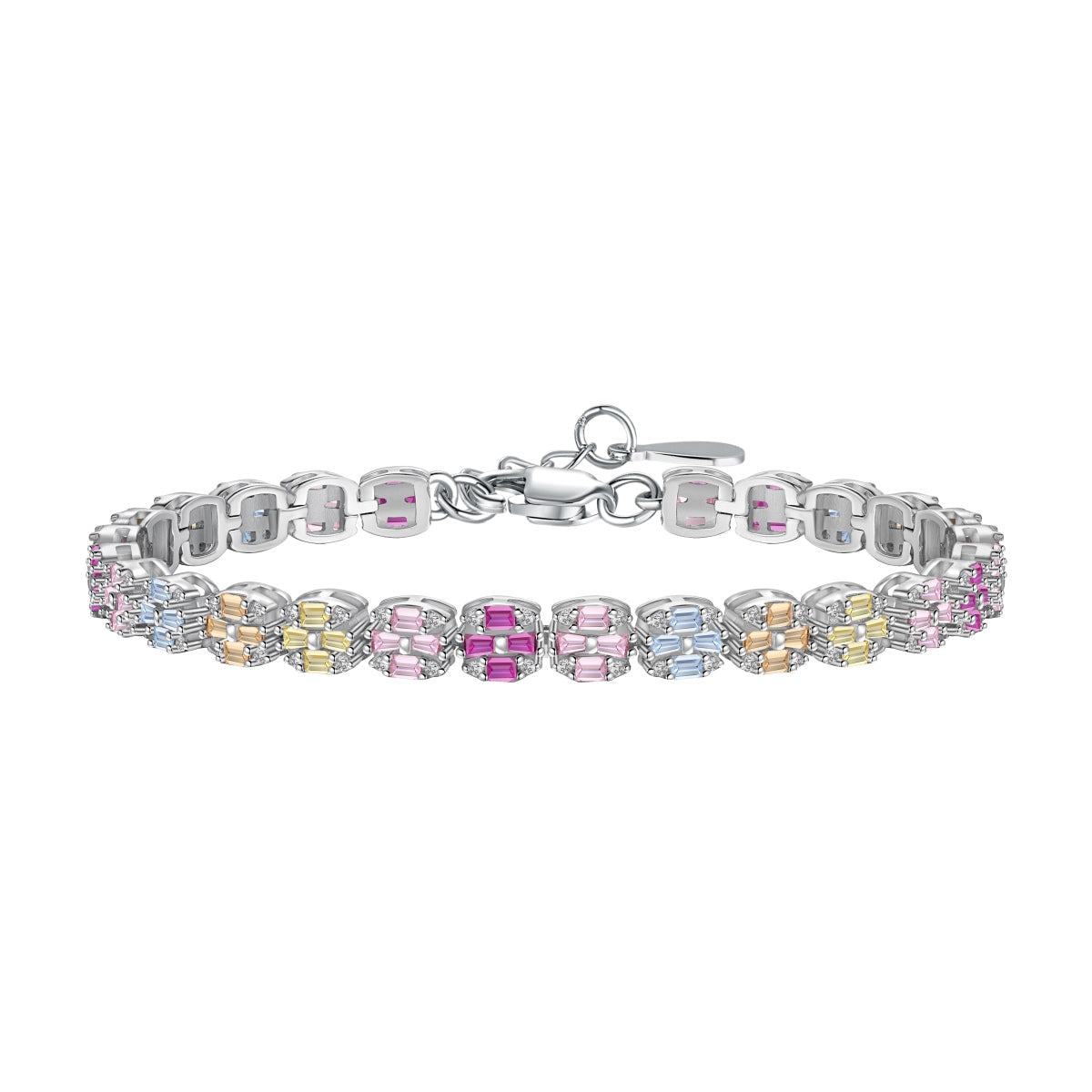 {
  "Shinejoy Jewelry": "シャインジョイ・ジュエリー",
  "Delicate Colorful Emerald Cut Daily Bracelet": "華奢でカラフルなエメラルドカット・デイリーブレスレット"
}