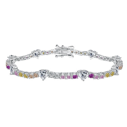 [Shinejoy Jewelry] Romantisches Herz-Armband mit rundem Schliff für Verliebte