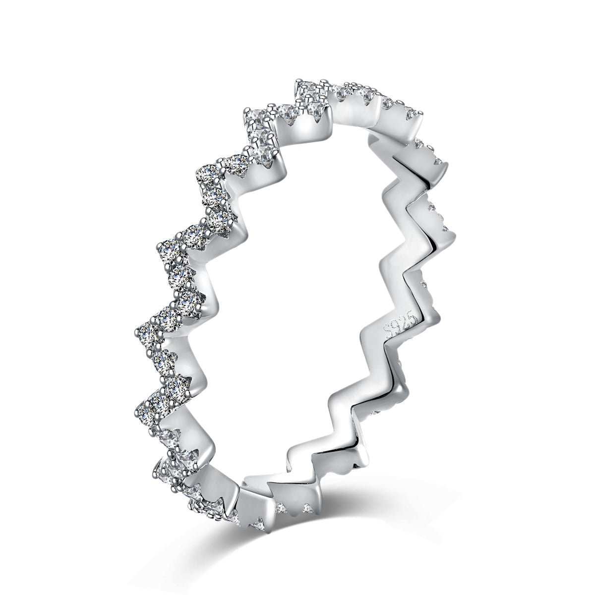 [Shinejoy Jewelry] Zarter, bezaubernder Ring in Wellenform für jeden Tag