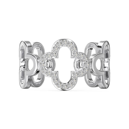 {
  "Shinejoy Jewelry": "シャインジョイ・ジュエリー",
  "Hollow Design Four-Leaf Clover Flower Shape Ring": "透かしデザイン 四つ葉のクローバー フラワーモチーフ リング"
}