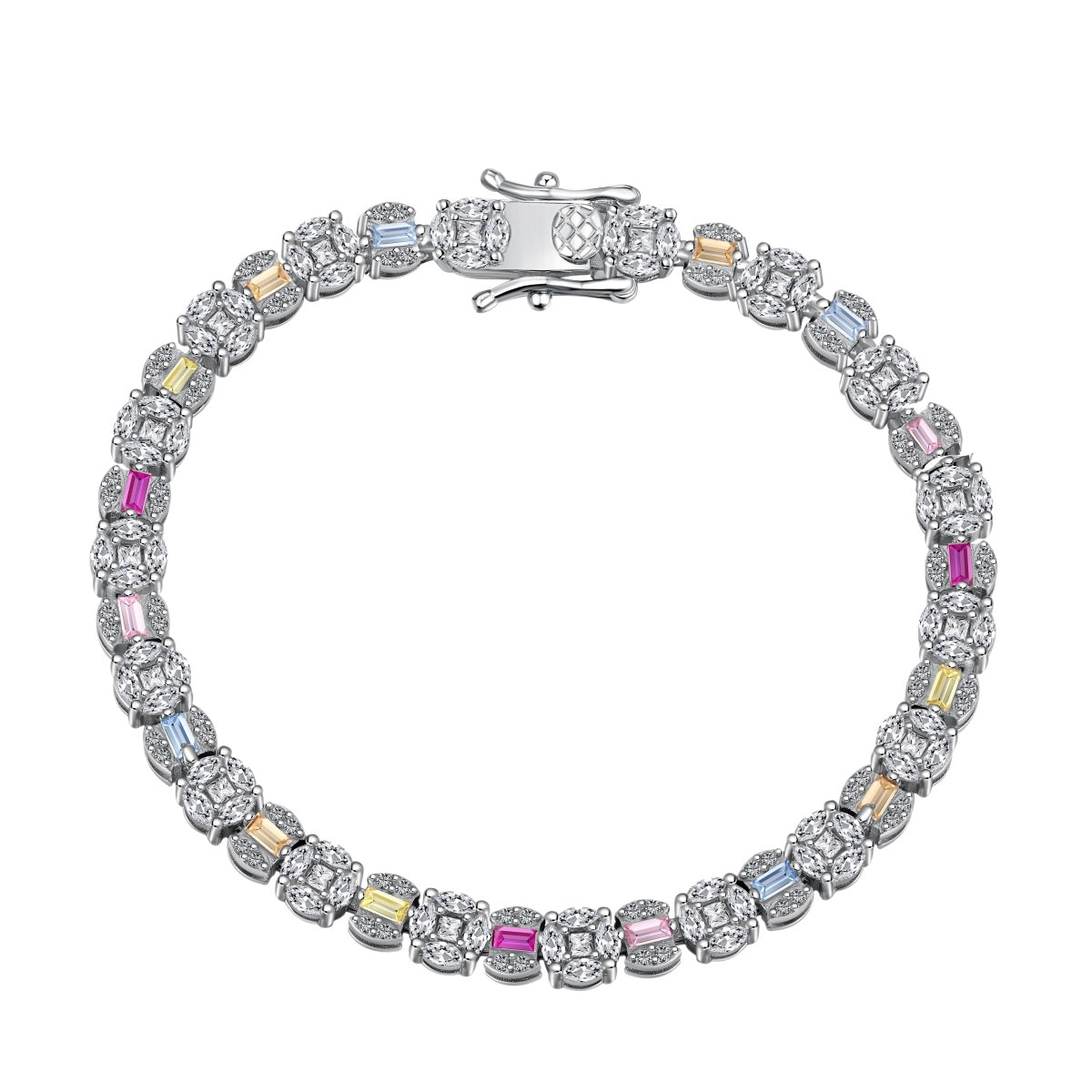 [Shinejoy Jewelry] 眩い輝きのマルチカット デイリーブレスレット
