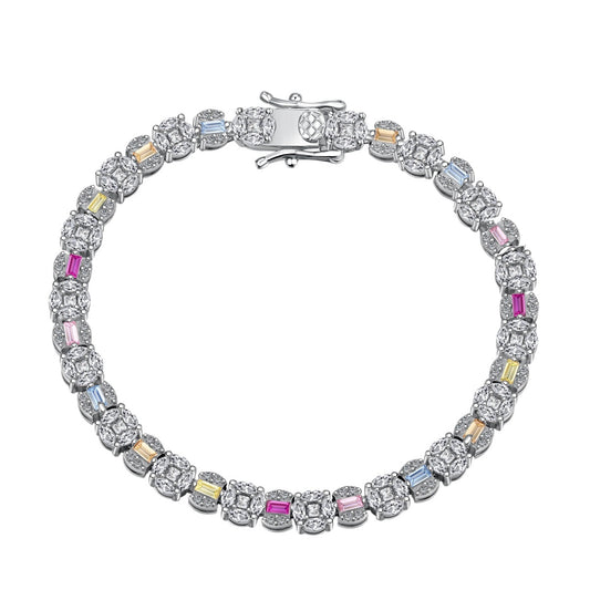 [Shinejoy Jewelry] 眩い輝きのマルチカット デイリーブレスレット