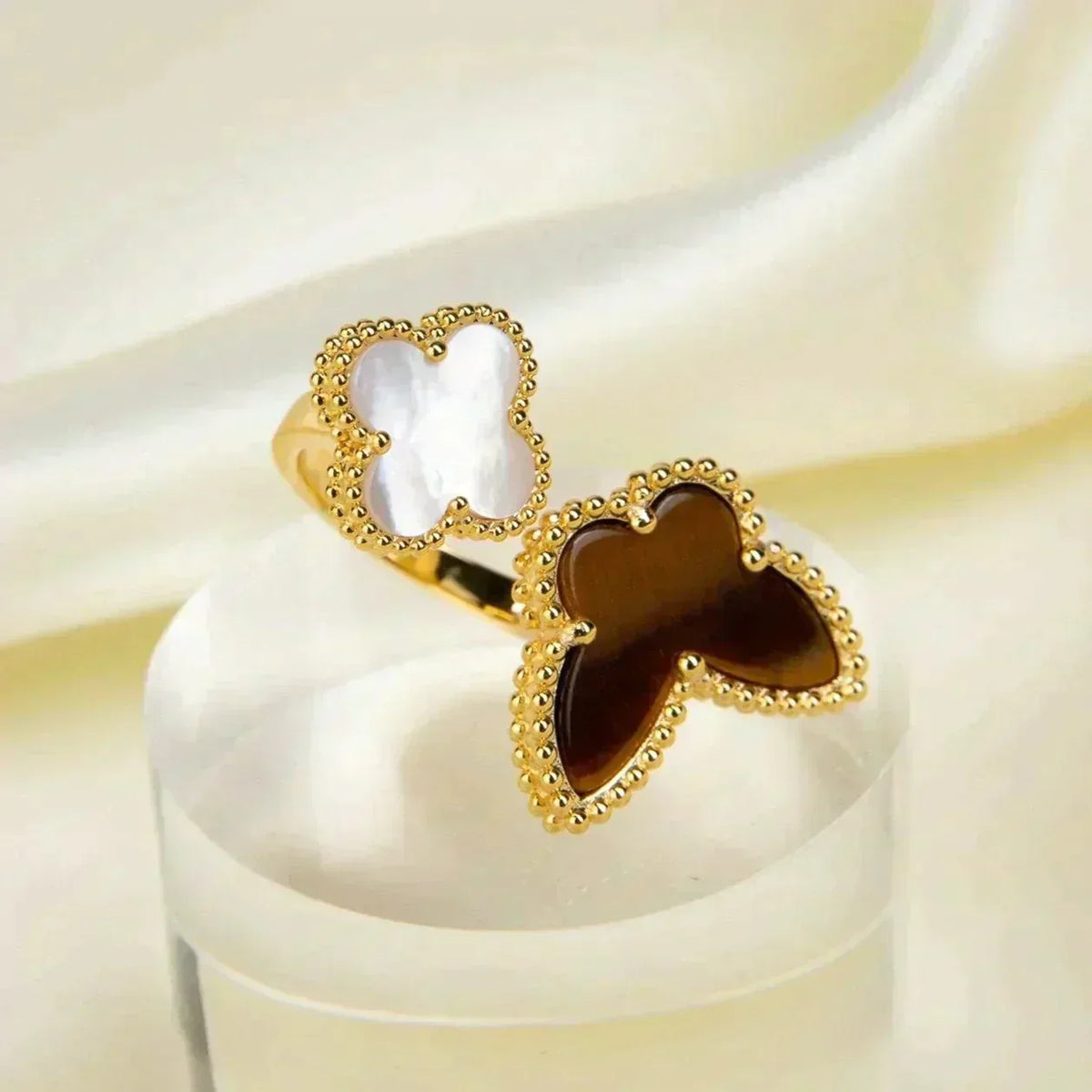 [⭐Shinejoy]LUCKY BETWEEN THE FINGER RING