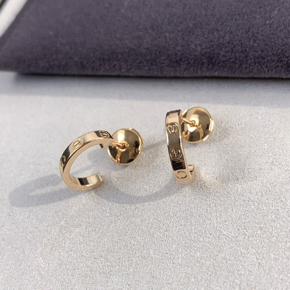 [⭐Shinejoy]LOVE イヤリング 2.65MM ピンクゴールド