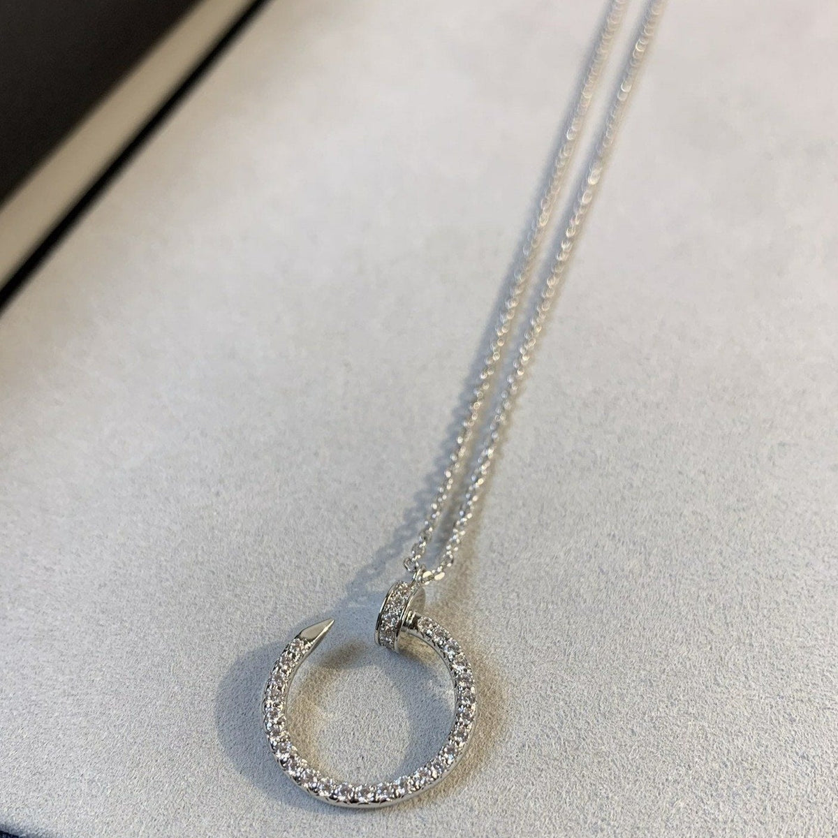 {
  "[⭐Shinejoy]": "[⭐Shinejoy]",
  "JUSTE NECKLACE SILVER DIAMONDS": "JUSTE ネックレス シルバー ダイヤモンド"
}