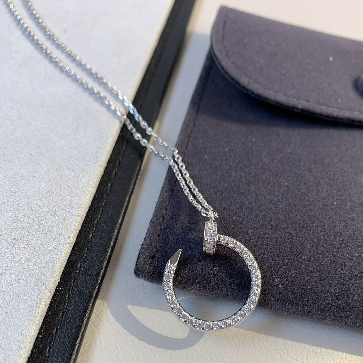 {
  "[⭐Shinejoy]": "[⭐Shinejoy]",
  "JUSTE NECKLACE SILVER DIAMONDS": "JUSTE ネックレス シルバー ダイヤモンド"
}