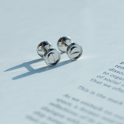 [⭐Shinejoy]LOVE ピアス シルバー 10MM