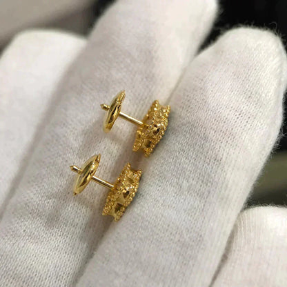 [⭐Shinejoy]クローバーミニ 9.5mm マラカイト ピアス