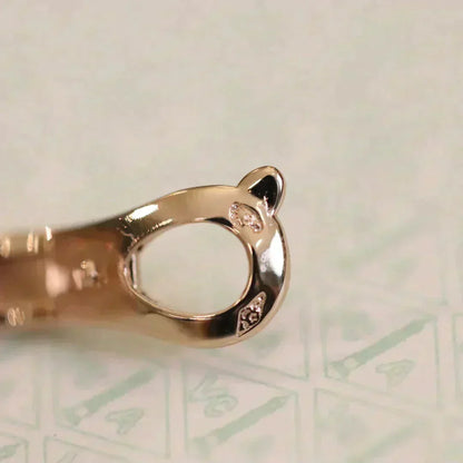 [⭐Shinejoy]クローバー ミディアム 1モチーフ フルダイヤモンド ピアス
