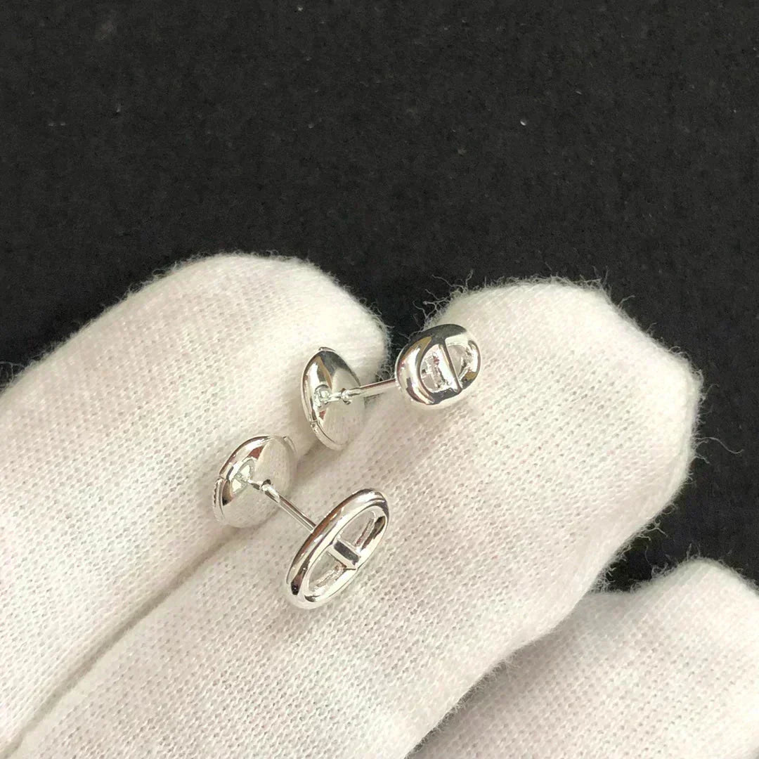 [⭐Shinejoy]CHAINE スモールピアス ゴールド＆シルバー