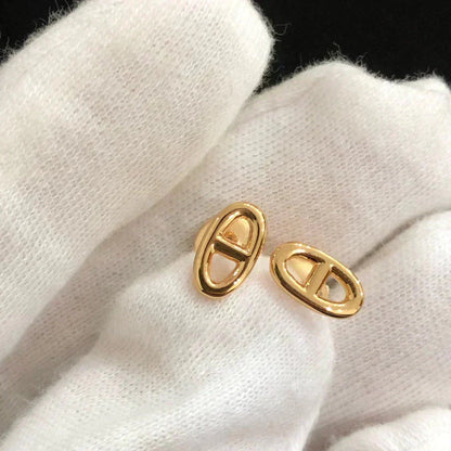[⭐Shinejoy]CHAINE スモールピアス ゴールド＆シルバー