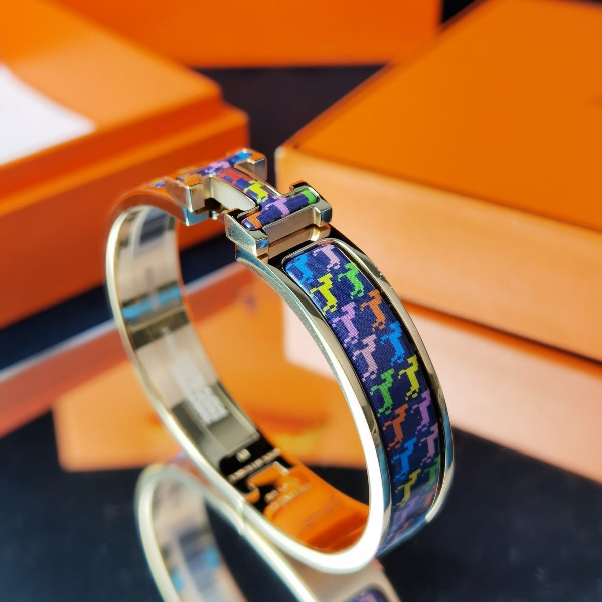 [⭐Shinejoy]H ホースブレスレット 12MM
