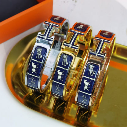 [⭐Shinejoy]H クーヴェルチュール ダークブルー ブレスレット